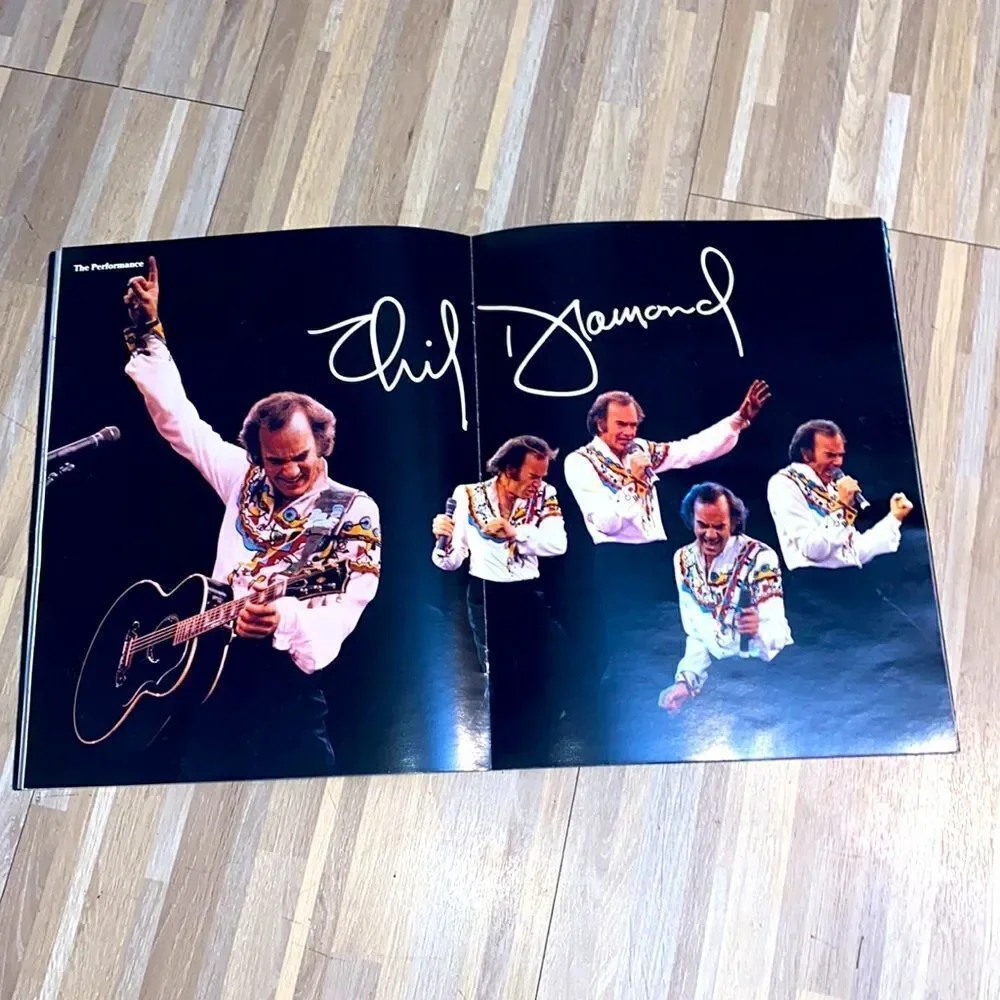 Neil Diamond 1990s Souvenir Concert Program Lovescape tour in Los Angeles